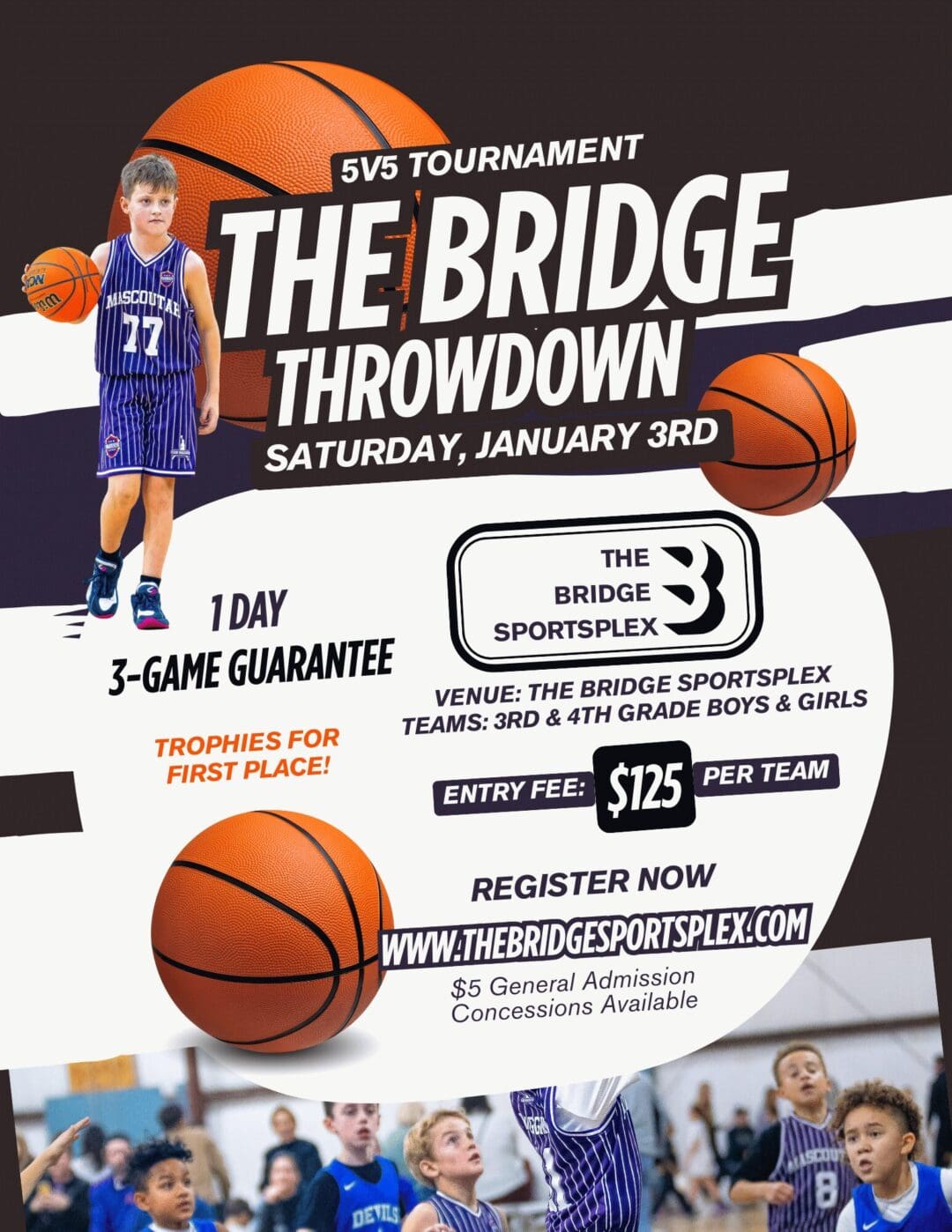 The Bridge Throwdown 5v5 Youth Basketball Tournament Edwardsville
