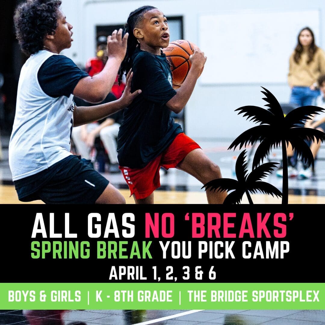 All Gas No Breaks Youth Basketball Clinic, April 2026 at The Bridge Sportsplex in Edwardsville, IL