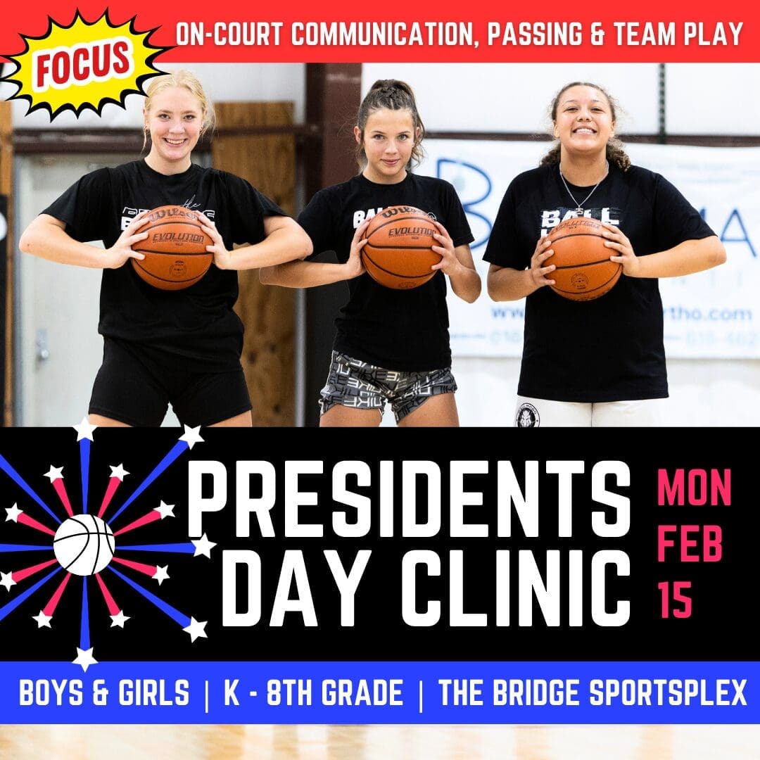 Presidents Day Youth Basketball Clinic at The Bridge Sportsplex in Edwardsville, IL